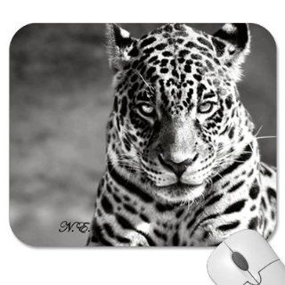 Mousepad   9.25" x 7.75" Designer Mouse Pads   Design Animals   Wildlife   Lion   Tiger   Leopard (MPALI 158) Computers & Accessories