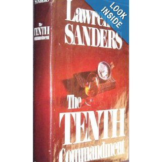 Tenth Commandment Lawrence Sanders 9780399125003 Books
