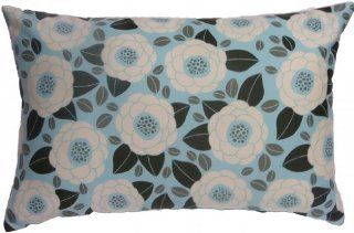 Zoreye Decorative Throw Pillow (157GRYBLU_1218) 12x18 Standard Lumbar Pillow Grey, Blue  