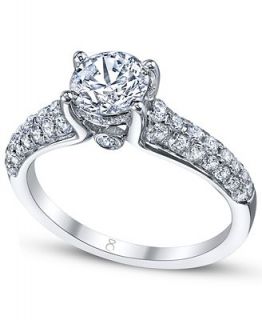 My Diamond Story Ring, 18k White Gold Certified 2 Row Diamond Engagement Ring (1 3/4 ct. t.w.)   Rings   Jewelry & Watches