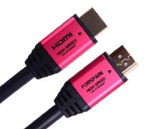 Forspark Prime High Speed HDMI Cable With Ethernet (3 Feet/1 Meters),Metal Red Case,A To C Type,HDMI Mini Connector, Support HDMI Ethernet,Audio Return Channel,3D,4K,15.2Gbps,Good For Sony Microsoft Game Consoles Electronics