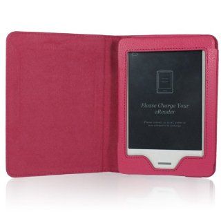 ZuGadgets Magenta/ Stylish PU Leather Flip Folio Protective Skin Stand Case Cover Wallet for Kindle Paperwhite (4256 6) Computers & Accessories