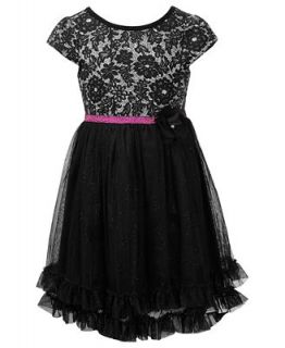 Bloome Girls Dress, Girls Plus Lace to Tulle Dress   Kids