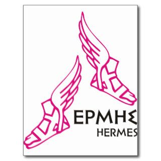 Hermes / Ermis   One of the 12 Greek Gods Post Card