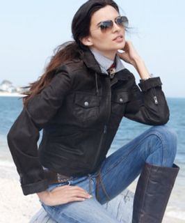 Levis Jacket, Cropped Leather   Jackets & Blazers   Women