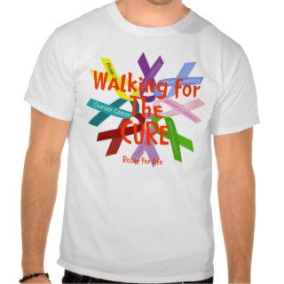 Walking For The CURE Tee Shirts