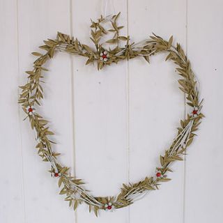 heart olive wreath by the chic country home