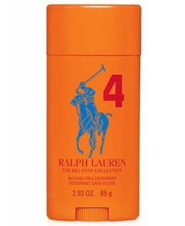 Ralph Lauren Polo Big Pony Orange #4 Alcohol Free Deodorant, 2.93 oz      Beauty