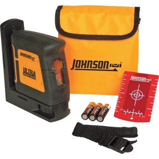Johnson Level & Tool Self-Leveling High-Powered Cross-Line Laser Level, Model# 40-6625  Laser Levels