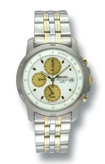 Men's Seiko Alarm Chronograph Tachymeter Watch SNA149 Watches