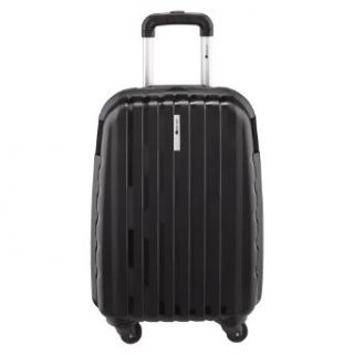 Delsey Luggage Helium Colours Lightweight Carry On Hardside 4 Wheel Spinner, Black, 21 Inch Clothing