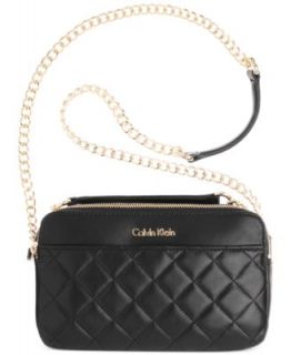 Calvin Klein Chelsea Quilted Lamb Crossbody Bag   Handbags & Accessories