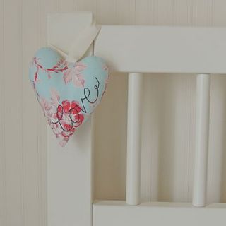 heart shaped 'love' door hanging by designer j