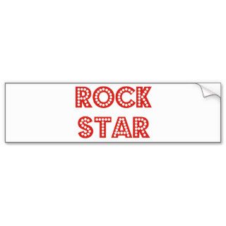 Pop, Rock & Baby Star Products & Designs Bumper Sticker
