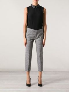 Msgm Houndstooth Cropped Trouser    Concept Store Riga