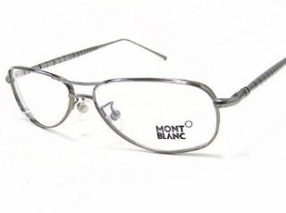 Mont Blanc MB147 MB 147 Gunmetal A36 Optical Frame Eyeglasses 55x13 Clothing