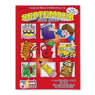Scholastic 0439503779 Monthly idea book, september, grade pre k to 6, paperback, 144 pages  Teaching Materials 