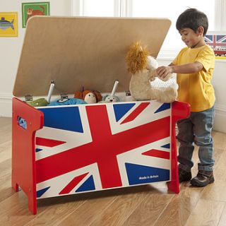royal baby cambridge wooden toy box desk by millhouse