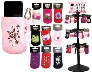 Cell Phone Sock Holder 36 Colors And Styles (144 Pack) Cell Phones & Accessories