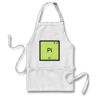 Pi   Pi Funny Math Element Chemistry T Shirt Apron
