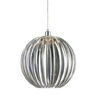 Sterling Industries 144 004 Dores   One Light Pendant, Chrome Finish with Clear Glass   Ceiling Pendant Fixtures  
