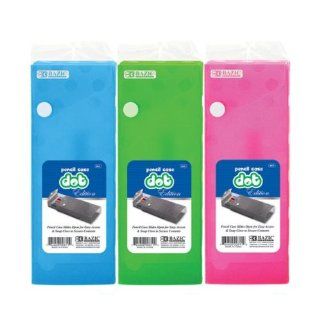 Bazic Dot Emboss Slider Pencil Case Case Pack 144 Electronics