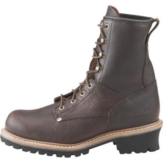 Carolina Logger Boot — 8in., Size 9 Wide, Brown, Model# 821  Work Boots