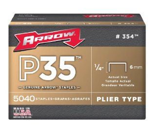Arrow 354 Genuine P35 1/4 Inch Staples, 5, 040 Pack   Finish Staples  