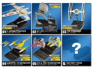 1/144 Scale Star Wars Vehicle Collection 01   Box of 10 Vehicles Toys & Games