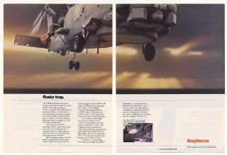 1987 Raytheon ALQ 142 ESM Seahawk Helicopter 2 Page Print Ad (42723)  