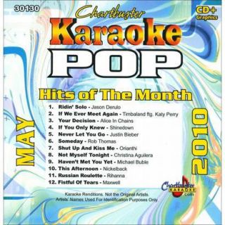 Chartbuster Karaoke Pop Hits Of The Month May 2010