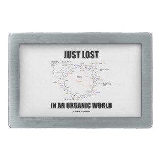 Just Lost In An Organic World (Krebs Cycle) Rectangular Belt Buckles
