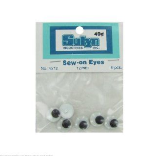 144 Sew on eyes; pack of 6