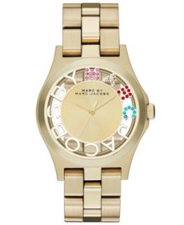 Marc by Marc Jacobs Watch, Womens Gold Ion Plated Stainless Steel Bracelet 40mm MBM3206   Watches   Jewelry & Watches
