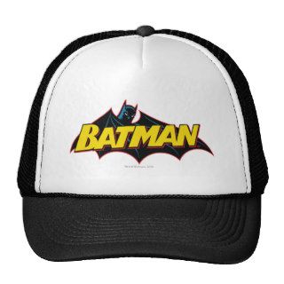 Batman Old School Logo Hats