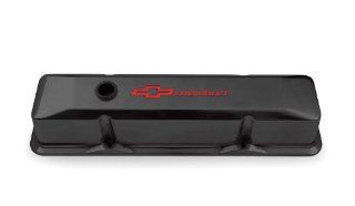 Proform 141 116 SBC Blk Crinkle Die Cast Valve Cover   Tall with Baffle Automotive