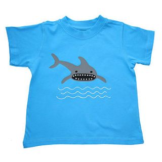 shark t shirt by milk & cereal