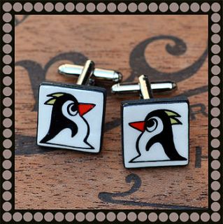 animal cufflinks by mary fellows