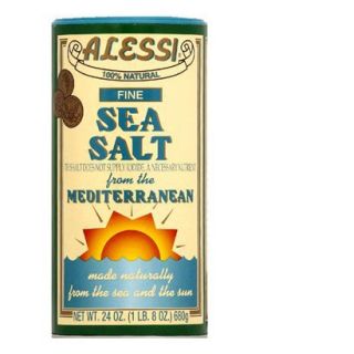 Alessi 100% Natural Fine Sea Salt 24 oz