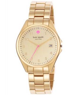 kate spade new york Watch, Womens Chronograph Brooklyn Gold Tone Stainless Steel Bracelet 38mm 1YRU0100   Watches   Jewelry & Watches