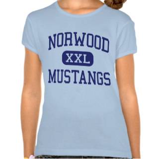 Norwood   Mustangs   High   Norwood Massachusetts Tee Shirts 
