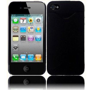 Apple iPhone 4 4s Hard Black Credit Card Holder Case Cover Faceplate Protector Cell Phones & Accessories