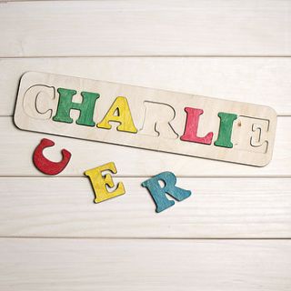 personalised puzzle by wooden toy gallery