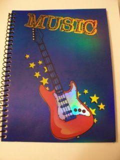 Creatology Spiral Notebook ~ Laser Music Guitar (6" x 8"; 70 Sheets, 140 Pages) Toys & Games