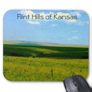Kansas prairie scene mouse pad