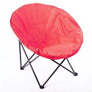Collapsible Moon/Sphere Chair  Red