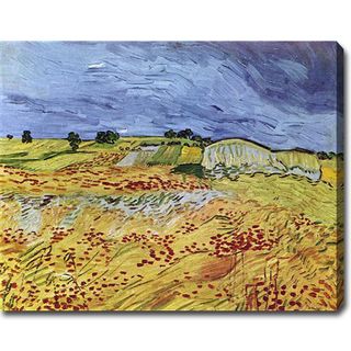 Vincent van Gogh 'The Fields with Dark Clouds' Oil on Canvas Art YGC Canvas