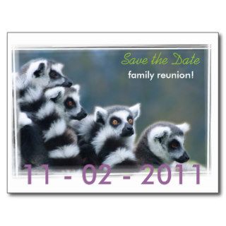 Save the date family reunion Postcard