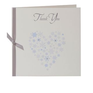 10 personalised ice thank you cards by dreams to reality design ltd