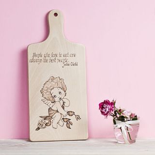 heavenly cuisine personalised chopping board by wooden toy gallery